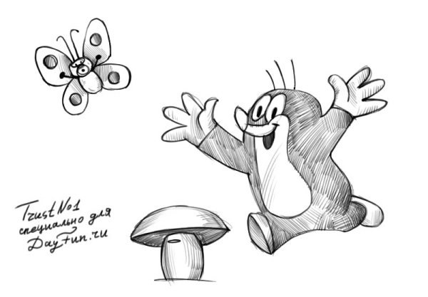 Выхухоль раскраска для детей