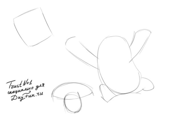 Крот раскраска