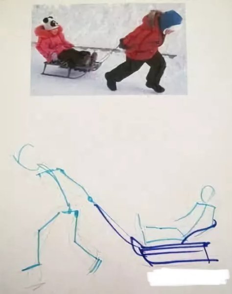 Детские площадки в карандаше