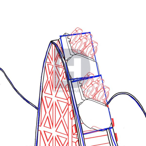 Горка рисунок для детей