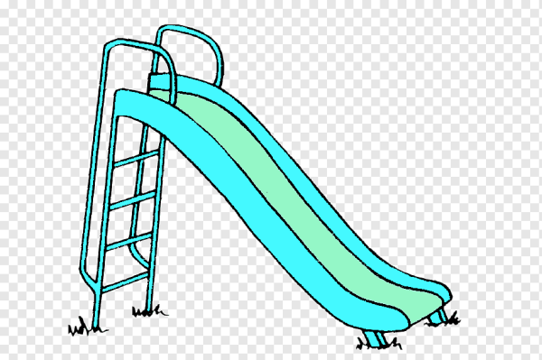 Горка раскраска для детей