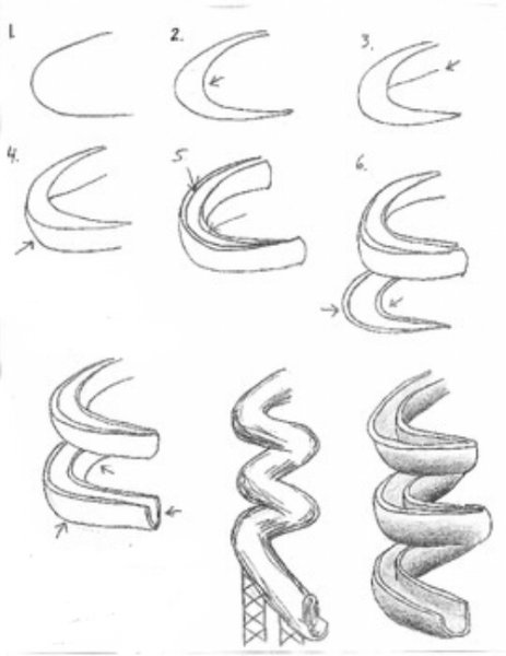 Зимние забавы рисунок поэтапно
