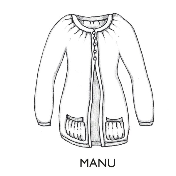 Вязаная кофта рисунок