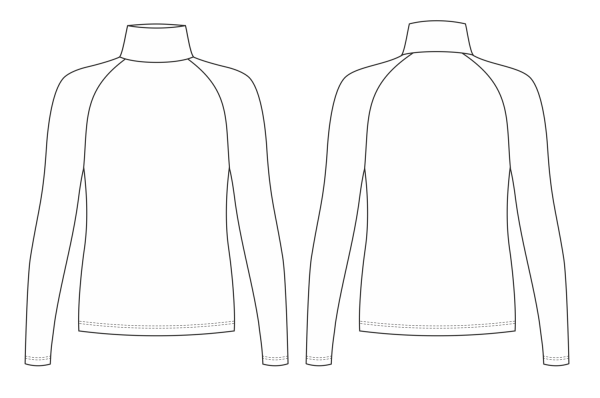 Водолазка эскиз