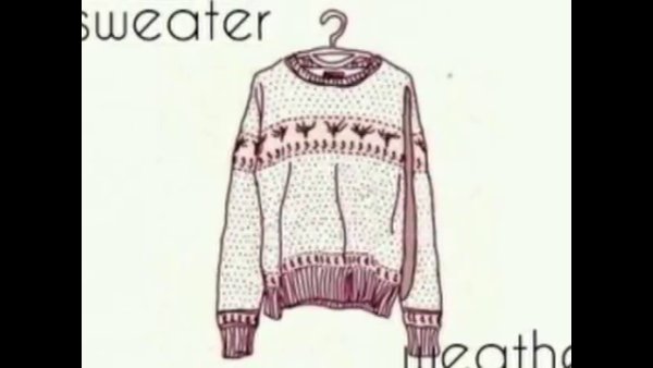Эскиз свитера