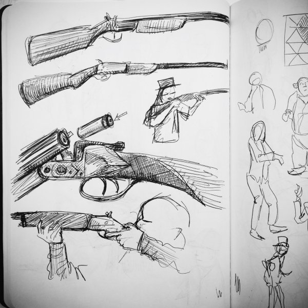 Дробовик карандашом