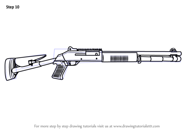 Дробовик xm1014 чертеж