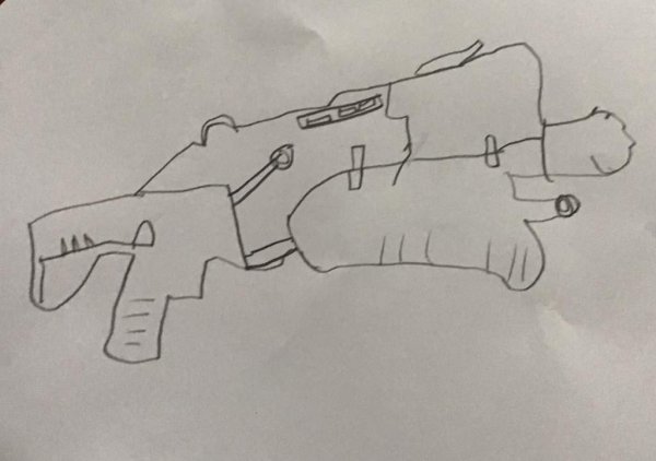 Дробовик рисовка