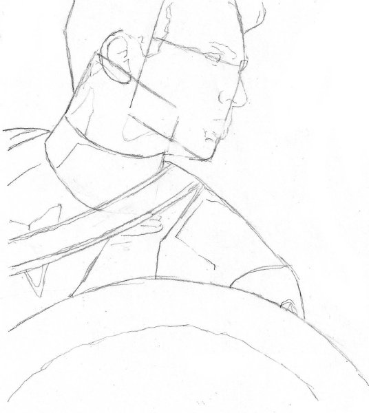 Поэтапное рисование капитана Америки