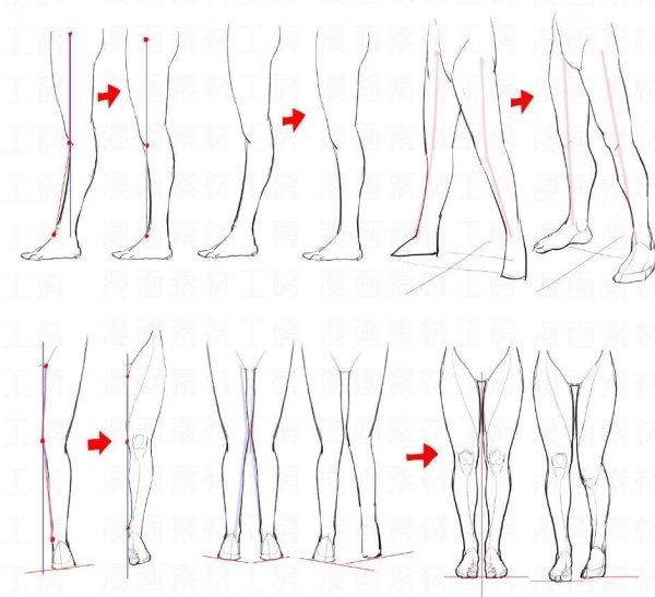 Уроки рисования ног