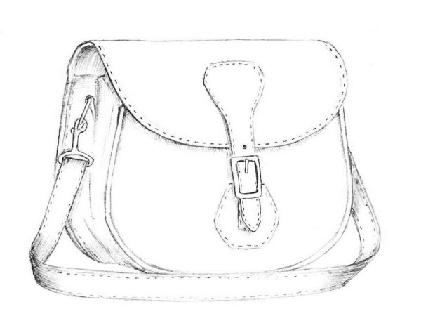 Эскиз дамской сумочки