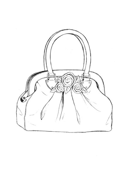 Сумка женская эскиз