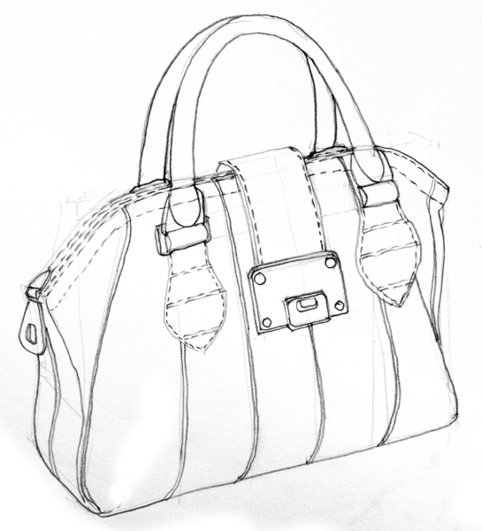 Технический эскиз сумки