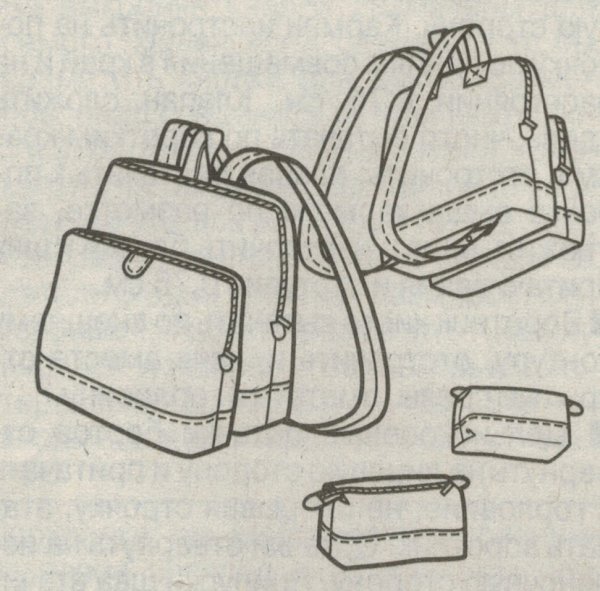 Сумка-рюкзак эскизы