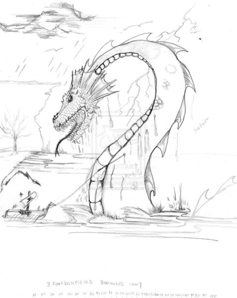 Левиафан раскраска