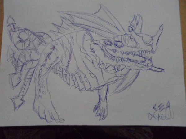 Левиафан рисунок карандашом