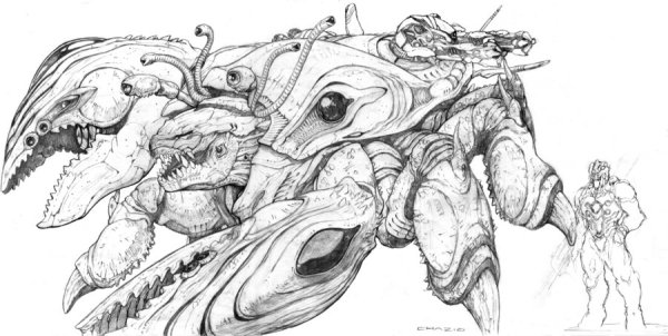 Левиафан раскраска