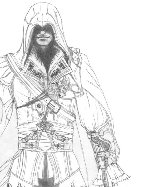 Ассасин Крид для срисовки