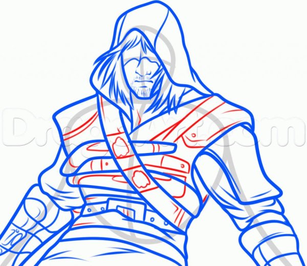 Разукрашка ассасин Крид