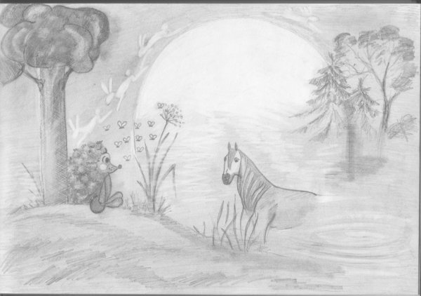 Поэтапное рисование природы