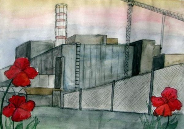 Чернобыль рисунки