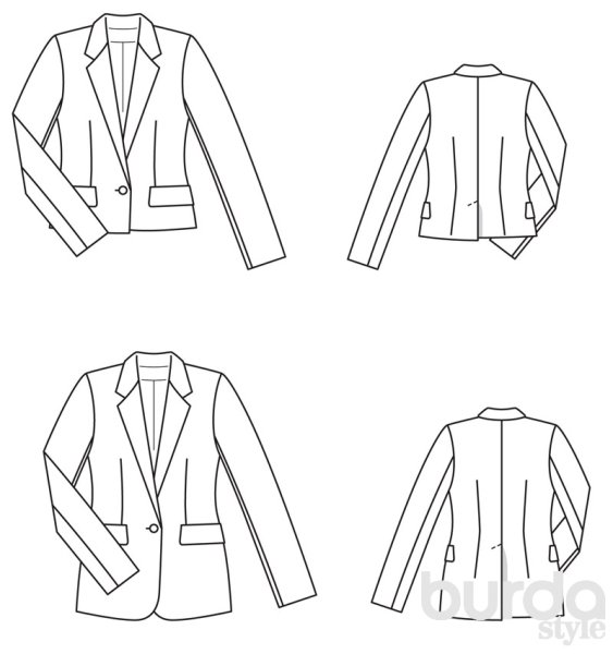 Мужское полупальто Бурда выкройки