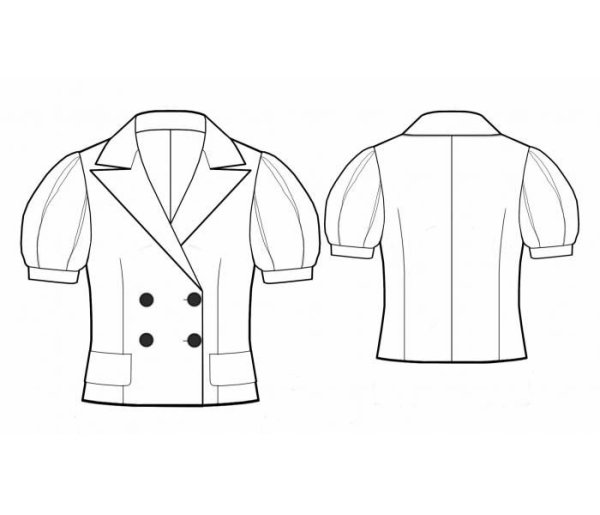 Пиджак рисунок