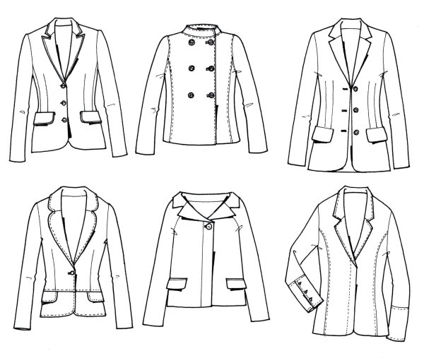 Эскиз жакета