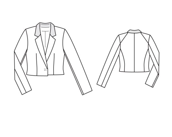 Выкройка пиджака Бурда