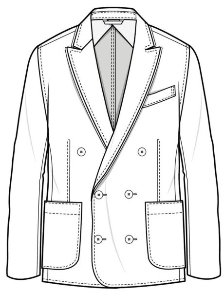 Пиджак Наброски