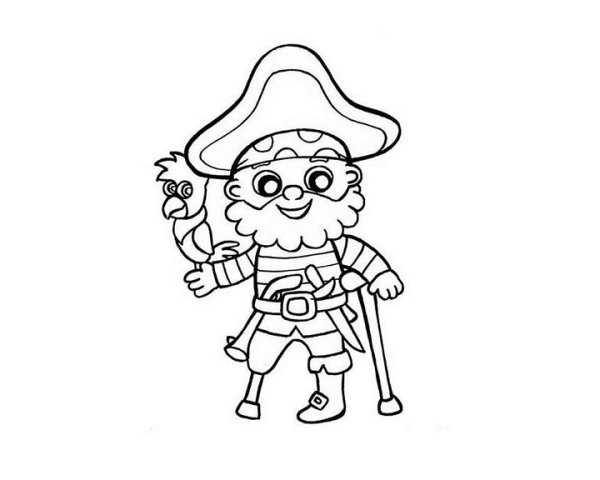 Нарисовать пирата поэтапно