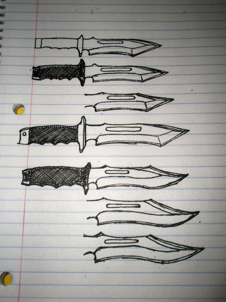 Нож для срисовки для начинающих