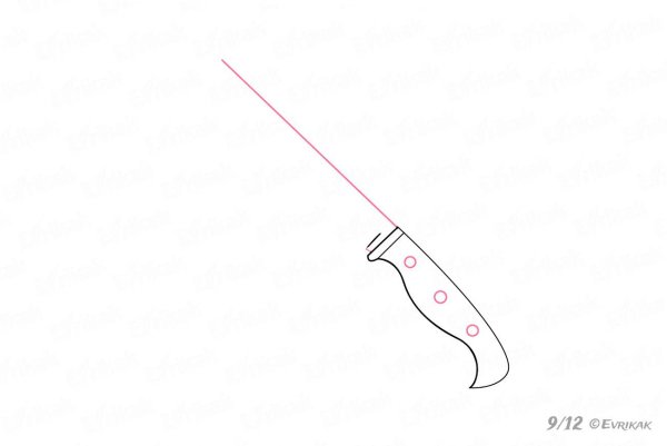 Нож карандашом