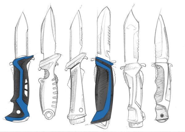 Нарисовать нож