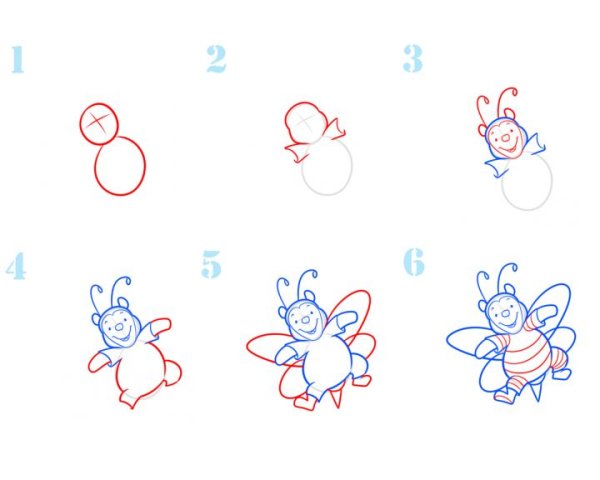 Винни пух рисование пошагово