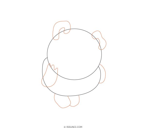 Нарисовать Винни пуха поэтапно