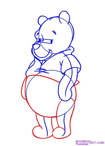 Нарисовать Винни пуха