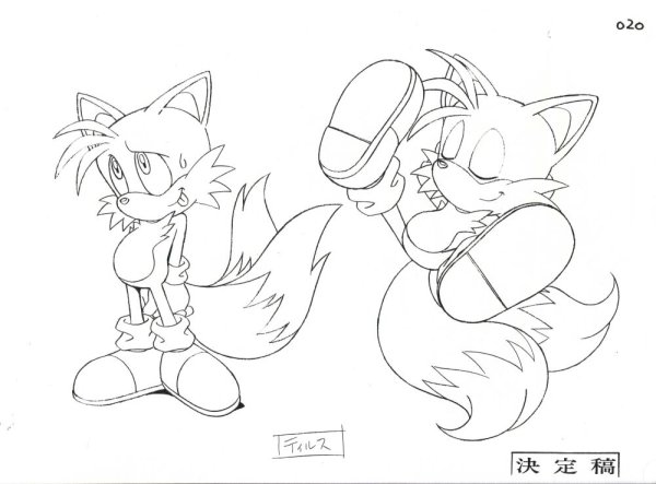 Тейлз Соник концепт арт