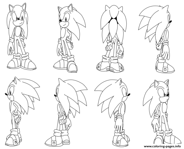 Раскраски лего Соник