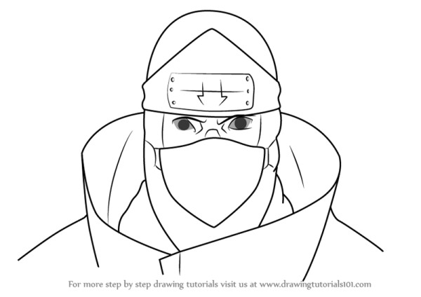 Рисунок Акацуки Какузу