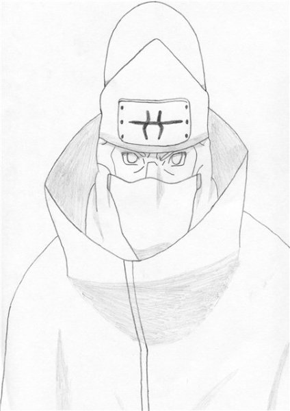 Какузу Наруто рисунок