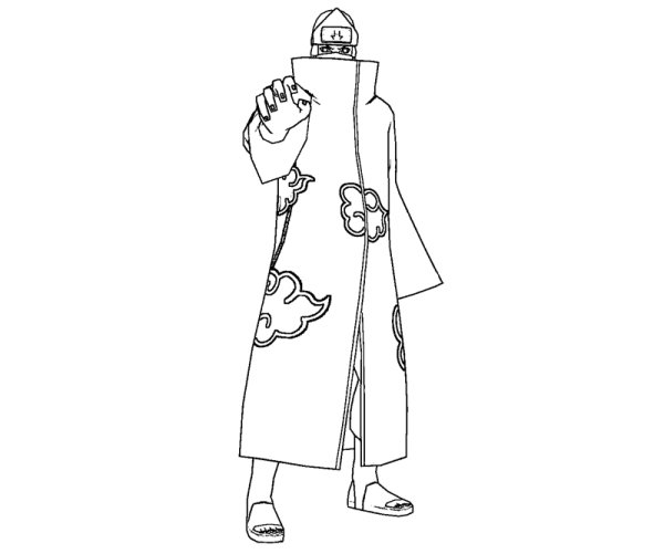 Раскраски Наруто Какузу