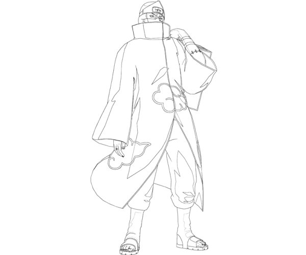 Какузу черно белый