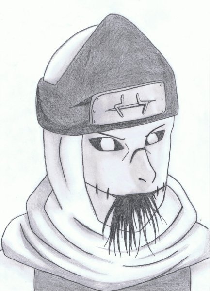 Раскраски Наруто Акацуки Хидан