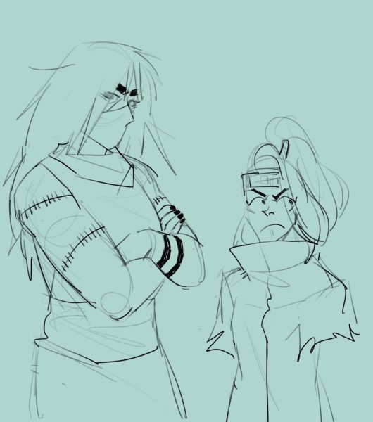 Хидан из Наруто раскраска