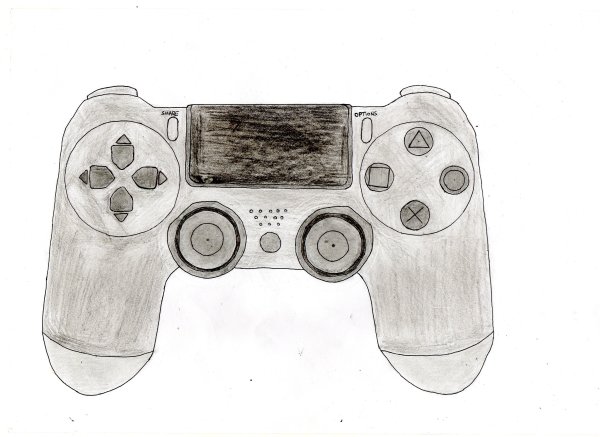Джойстик карандашом
