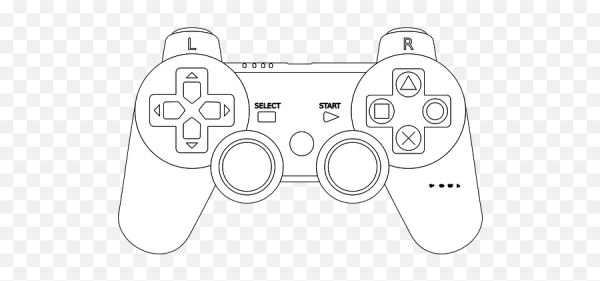 Джойстик пс4 вектор