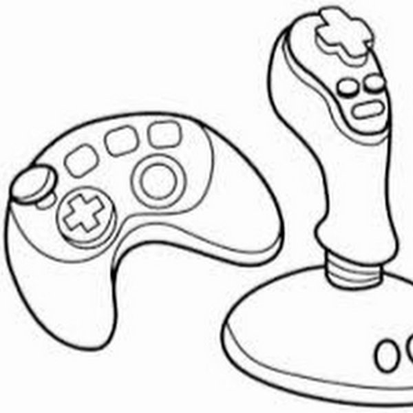 Раскраска джойстик