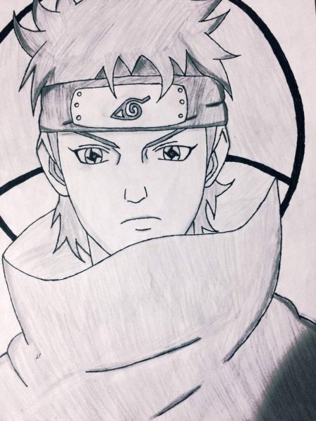 Портрет аниме Наруто Шисуи