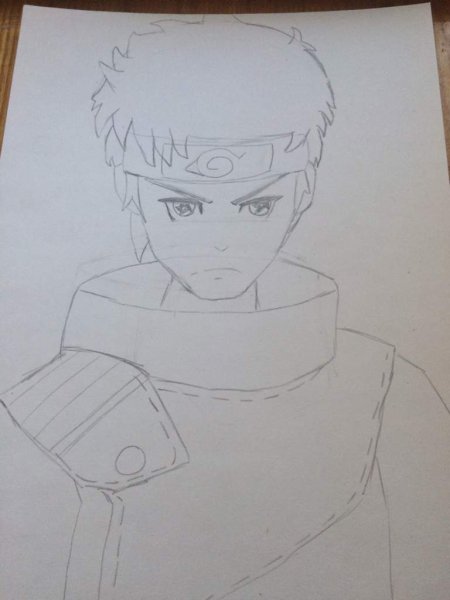 Шисуи рисунок карандашом